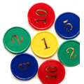 Promotional Sequential Tokens - Plastic Material